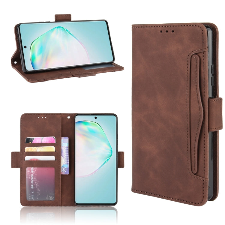 For Galaxy S10 Lite / A91 / M80s Wallet Style Skin Feel Calf Pattern Leather Case with Separate Card Slots & Holder & Wallet & Photo Frame