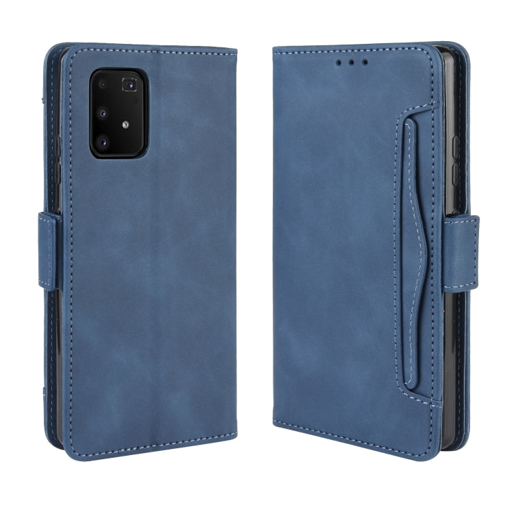 For Galaxy S10 Lite / A91 / M80s Wallet Style Skin Feel Calf Pattern Leather Case with Separate Card Slots & Holder & Wallet & Photo Frame