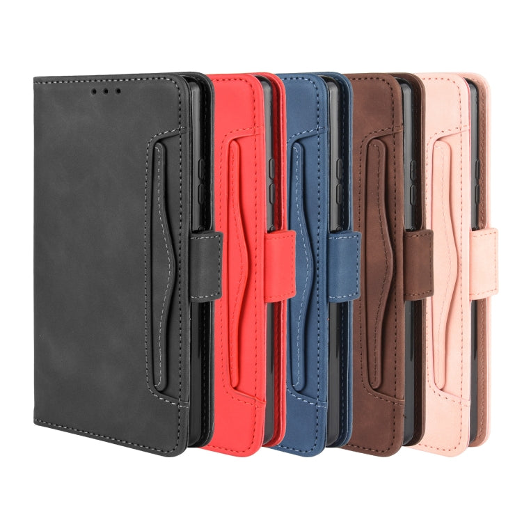 For Galaxy S10 Lite / A91 / M80s Wallet Style Skin Feel Calf Pattern Leather Case with Separate Card Slots & Holder & Wallet & Photo Frame