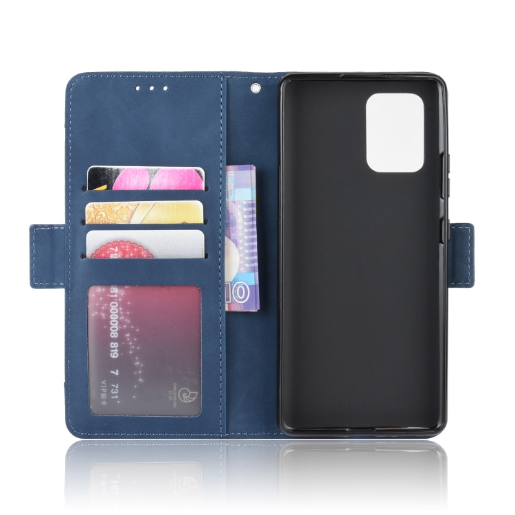 For Galaxy S10 Lite / A91 / M80s Wallet Style Skin Feel Calf Pattern Leather Case with Separate Card Slots & Holder & Wallet & Photo Frame