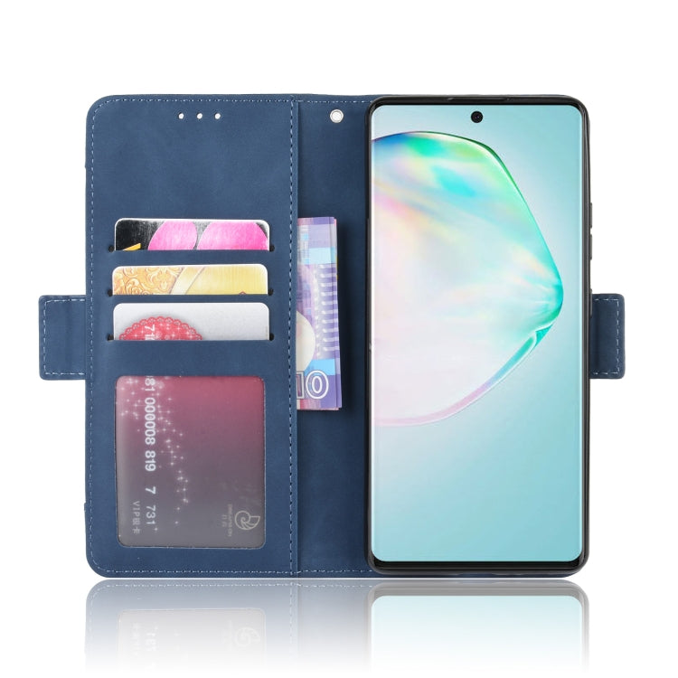 For Galaxy S10 Lite / A91 / M80s Wallet Style Skin Feel Calf Pattern Leather Case with Separate Card Slots & Holder & Wallet & Photo Frame