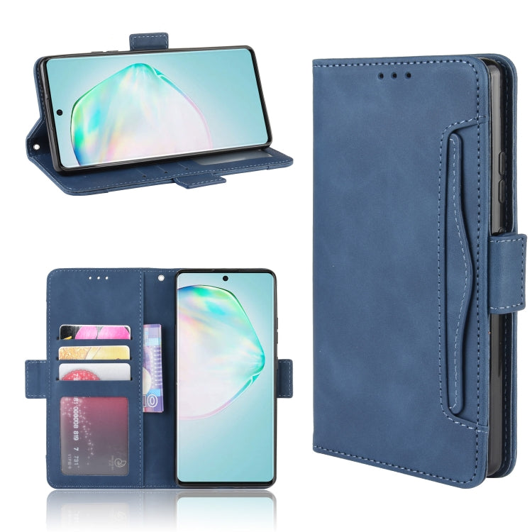 For Galaxy S10 Lite / A91 / M80s Wallet Style Skin Feel Calf Pattern Leather Case with Separate Card Slots & Holder & Wallet & Photo Frame