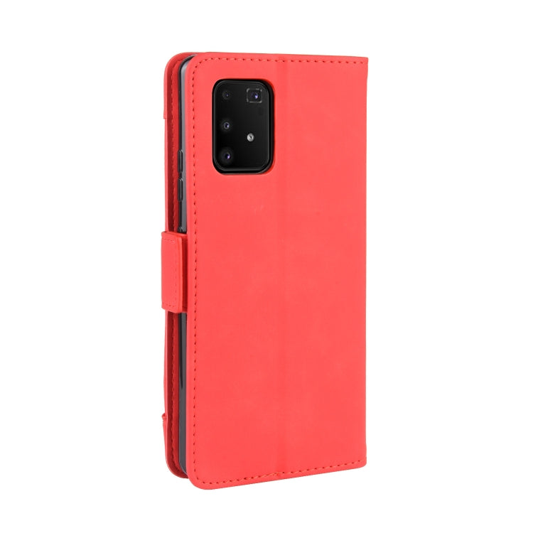 For Galaxy S10 Lite / A91 / M80s Wallet Style Skin Feel Calf Pattern Leather Case with Separate Card Slots & Holder & Wallet & Photo Frame