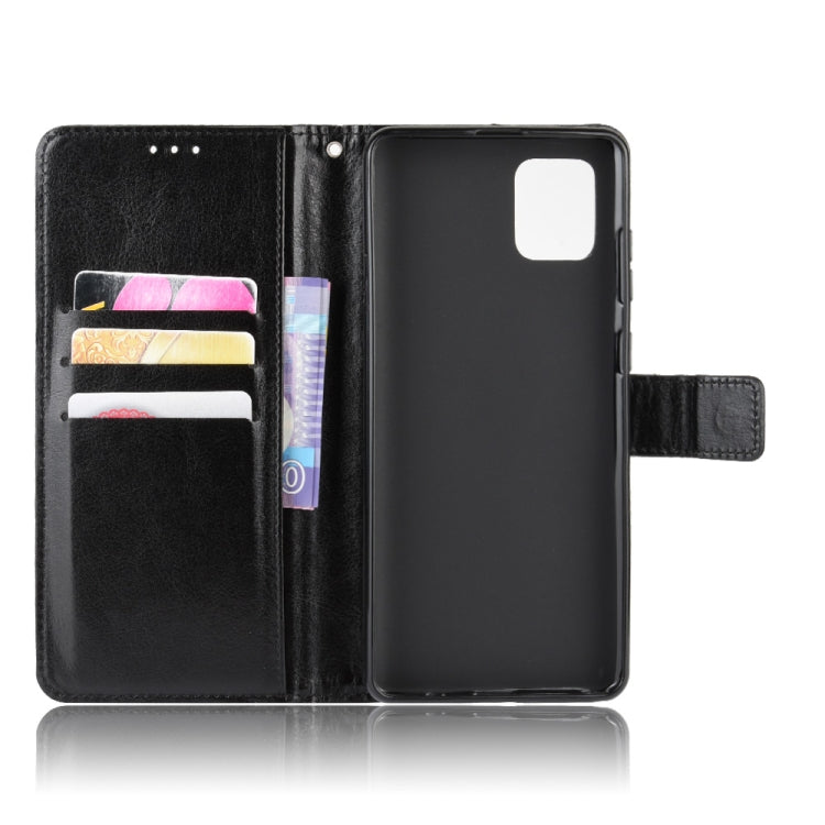 For Galaxy A81/M60S/Note 10 Lite Retro Crazy Horse Texture Horizontal Flip Leather Case with Holder & Card Slots & Photo Frame