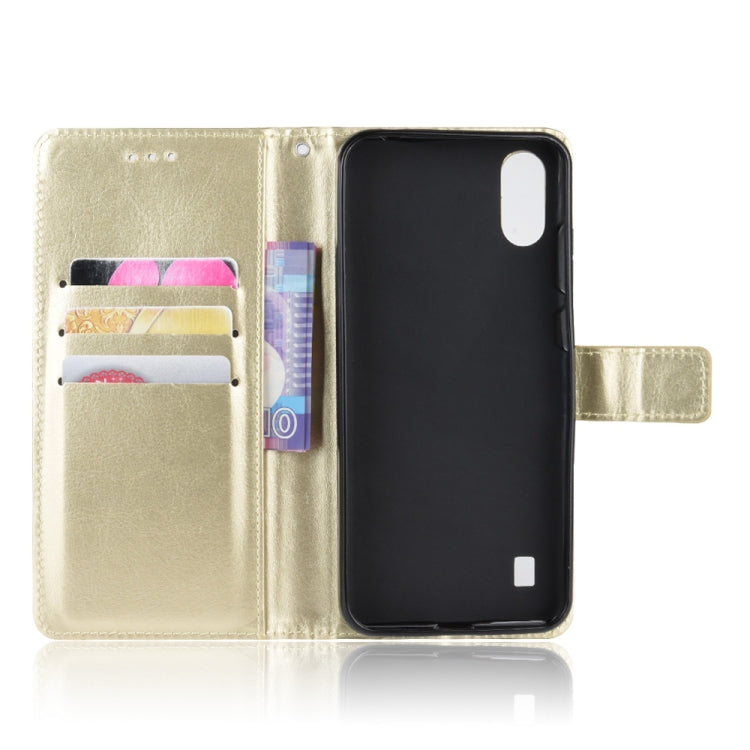 For ZTE Blade A5 2020 Retro Crazy Horse Texture Horizontal Flip Leather Case with Holder & Card Slots & Photo Frame