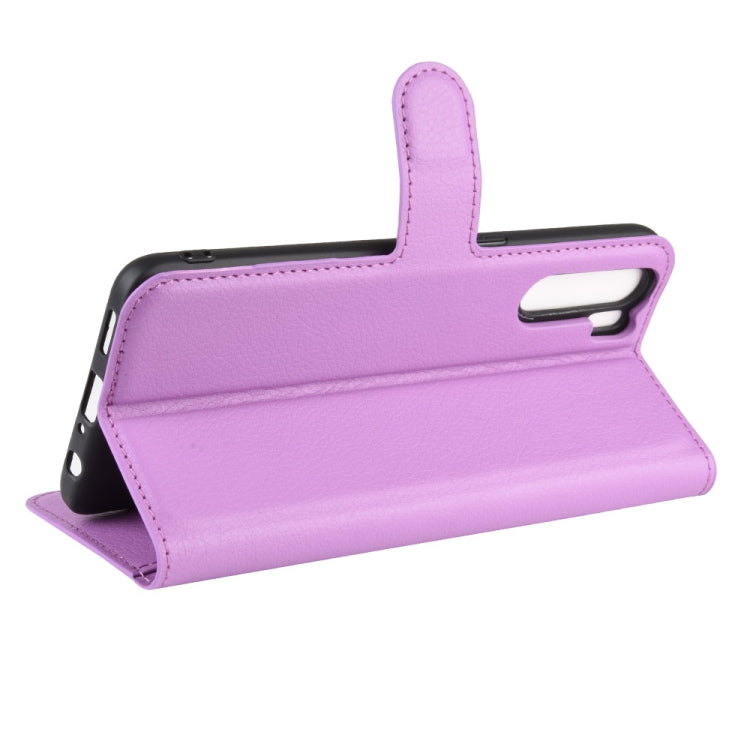 For OPPO A91 Litchi Texture Horizontal Flip PU Leather Case with Holder & Card Slots & Wallet