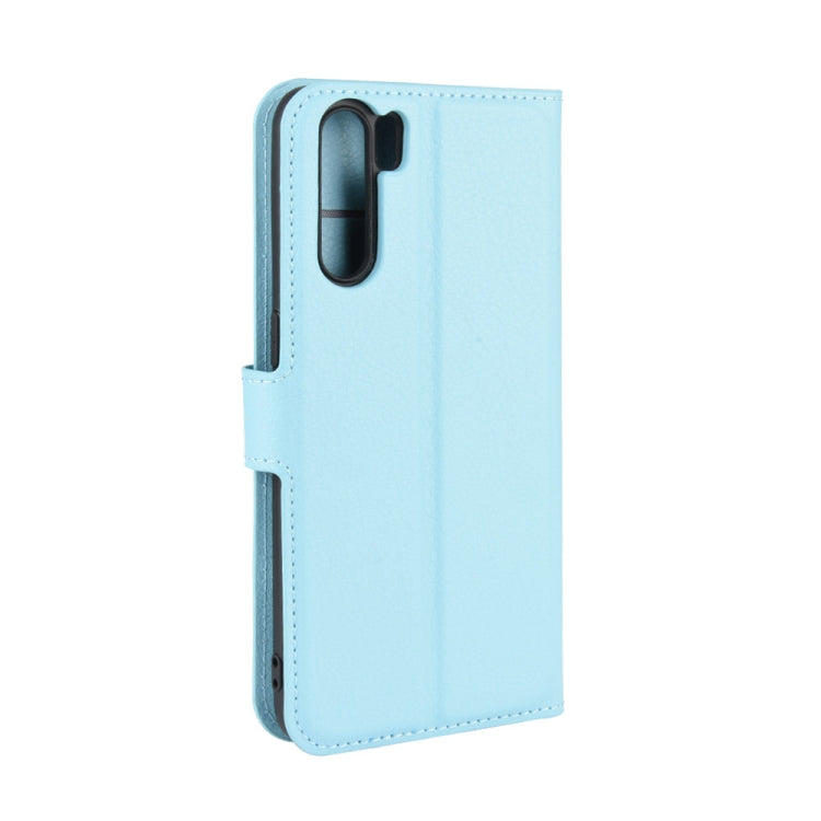 For OPPO A91 Litchi Texture Horizontal Flip PU Leather Case with Holder & Card Slots & Wallet