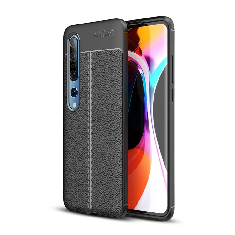 For Xiaomi Mi 10 / 10 Pro Litchi Texture TPU Shockproof Case
