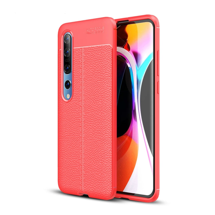 For Xiaomi Mi 10 / 10 Pro Litchi Texture TPU Shockproof Case