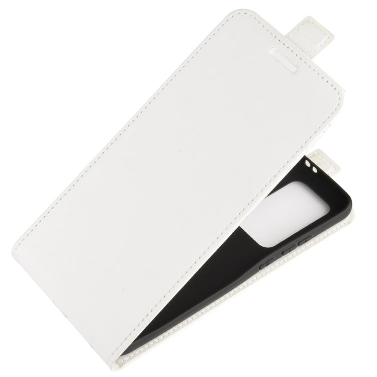 For Huawei P40 R64 Texture Single Vertical Flip PU Leather Case with Card Slots & Photo Frame