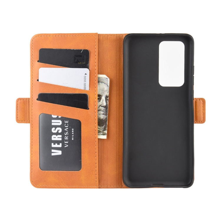 For Huawei P40 Dual-side Magnetic Buckle Horizontal Flip PU Leather Case with Holder & Card Slots & Wallet
