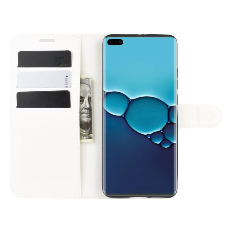 For Huawei P40 Litchi Texture Horizontal Flip Protective Case with Holder & Card Slots & Wallet