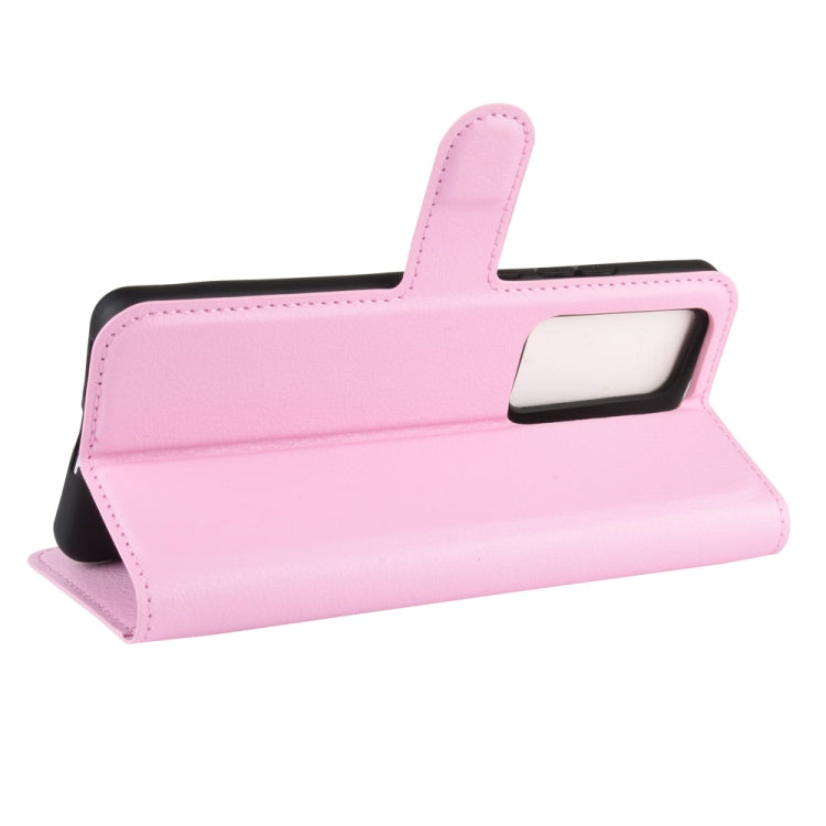 For Huawei P40 Litchi Texture Horizontal Flip Protective Case with Holder & Card Slots & Wallet