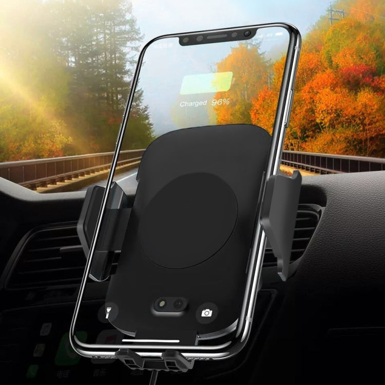 Infrared Induction Car Wireless Charger Air Outlet Holder for iPhone 11 / 11 Pro / 11 Pro Max / X / XR / 8 / 8 Plus, Galaxy S20 / S20+ / S10 / S9 / S8 / S7