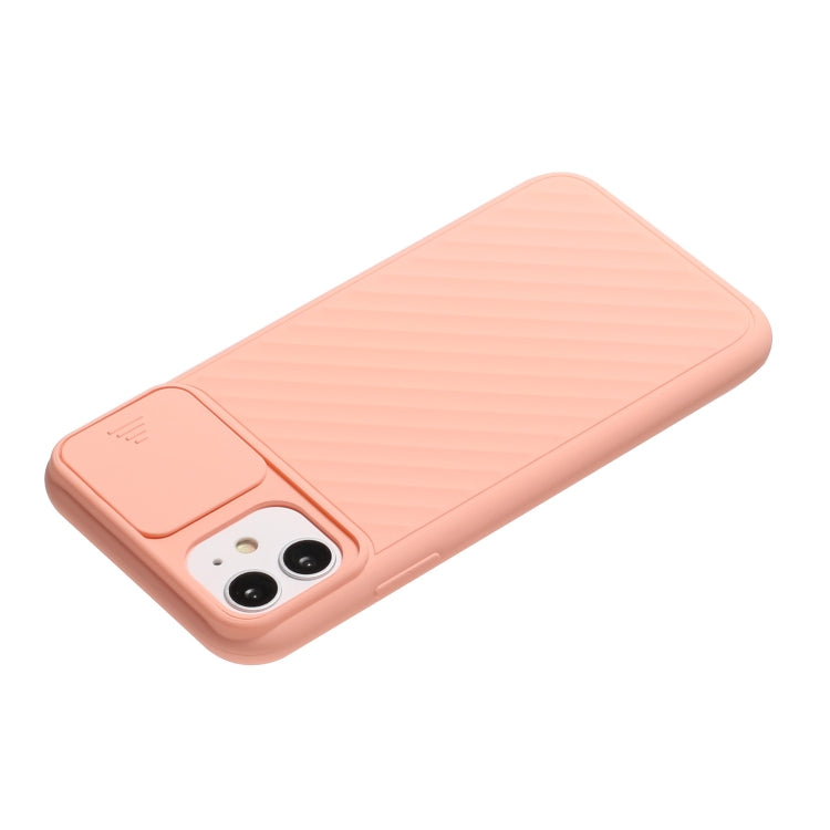 For iPhone 11 Pro Sliding Camera Cover Design Twill Anti-Slip TPU Case
