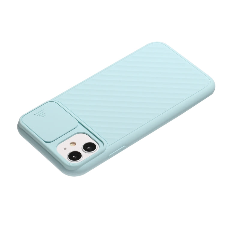For iPhone 11 Pro Max Sliding Camera Cover Design Twill Anti-Slip TPU Case