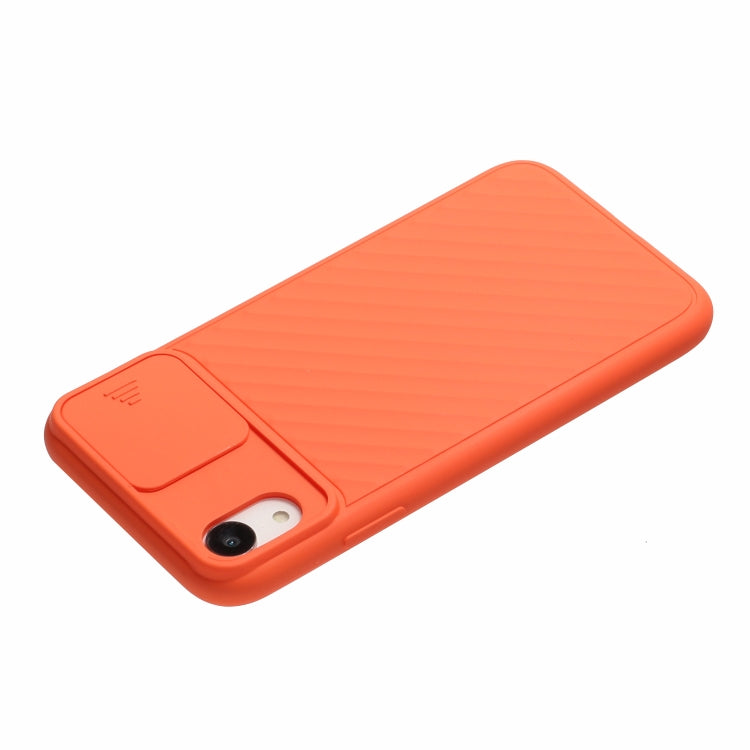 For iPhone X & XS Sliding Camera Cover Design Twill Anti-Slip TPU Case