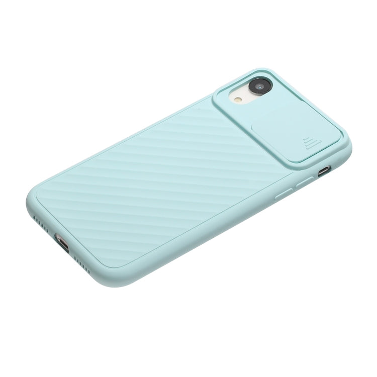 For iPhone X & XS Sliding Camera Cover Design Twill Anti-Slip TPU Case