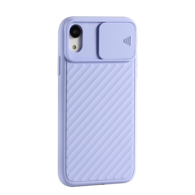 For iPhone X & XS Sliding Camera Cover Design Twill Anti-Slip TPU Case