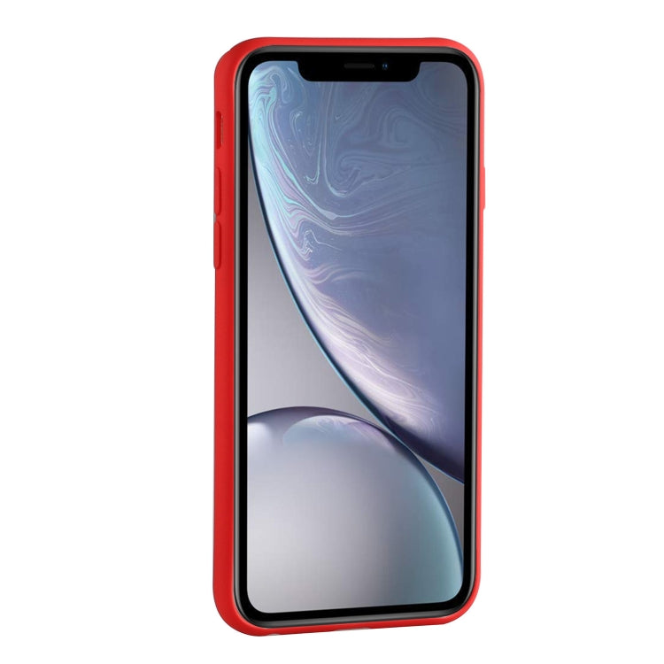 For iPhone XR Sliding Camera Cover Design Twill Anti-Slip TPU Case