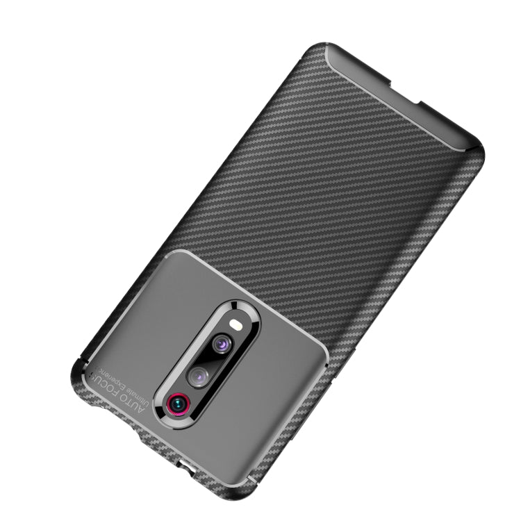 For OnePlus 8 Carbon Fiber Texture Shockproof TPU Case