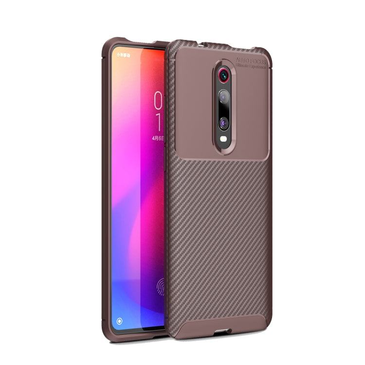 For OnePlus 8 Carbon Fiber Texture Shockproof TPU Case