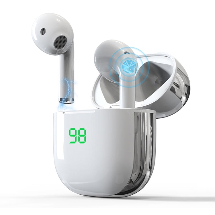 K6 TWS LED Digital Display Bluetooth 5.1 Earphone with Charging Box