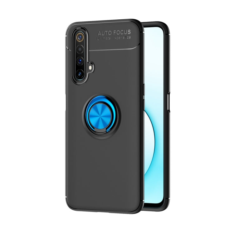For OPPO Realme X50 Metal Ring Holder 360 Degree Rotating TPU Case