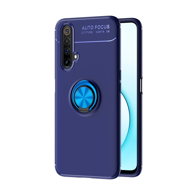 For OPPO Realme X50 Metal Ring Holder 360 Degree Rotating TPU Case