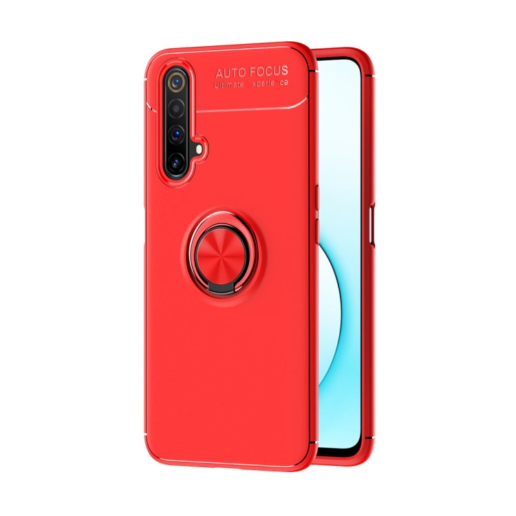 For OPPO Realme X50 Metal Ring Holder 360 Degree Rotating TPU Case