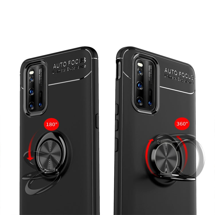 For Vivo IQOO3 Metal Ring Holder 360 Degree Rotating TPU Case