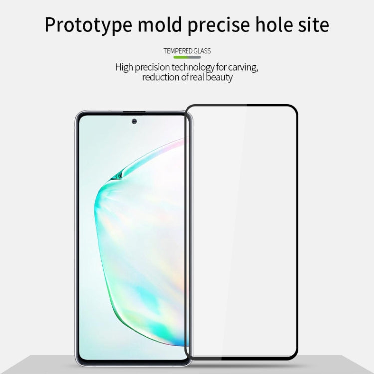 For Galaxy A81 / Note 10 Lite MOFI 9H 2.5D Full Screen Tempered Glass Film(Black)