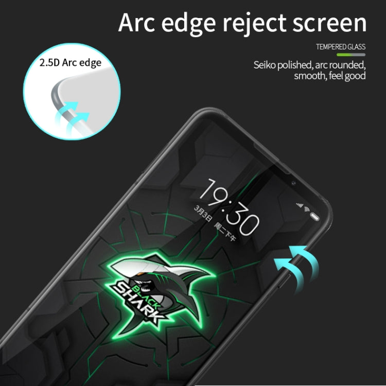 For Xiaomi Black Shark 3 MOFI 9H 2.5D Full Screen Tempered Glass Film(Black)
