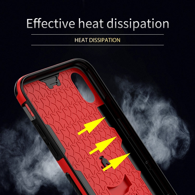 For iPhone X / XS Shockproof PC + TPU Protective Case with Beer Opener & Car Holder