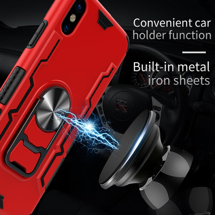 For iPhone X / XS Shockproof PC + TPU Protective Case with Beer Opener & Car Holder