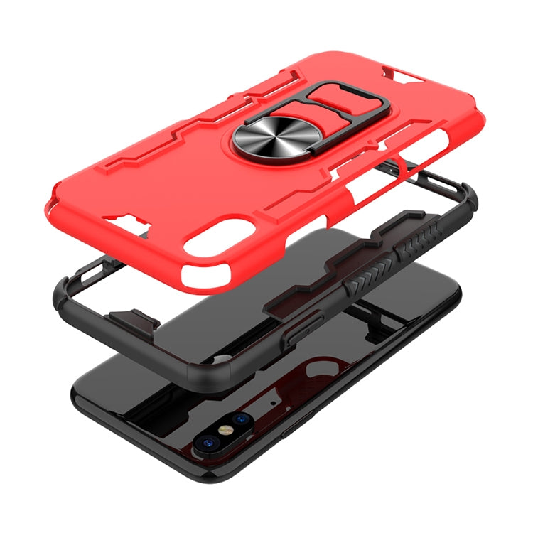 For iPhone X / XS Shockproof PC + TPU Protective Case with Beer Opener & Car Holder