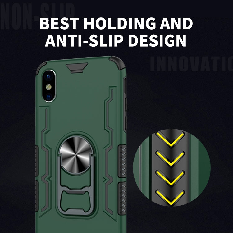 For iPhone X / XS Shockproof PC + TPU Protective Case with Beer Opener & Car Holder