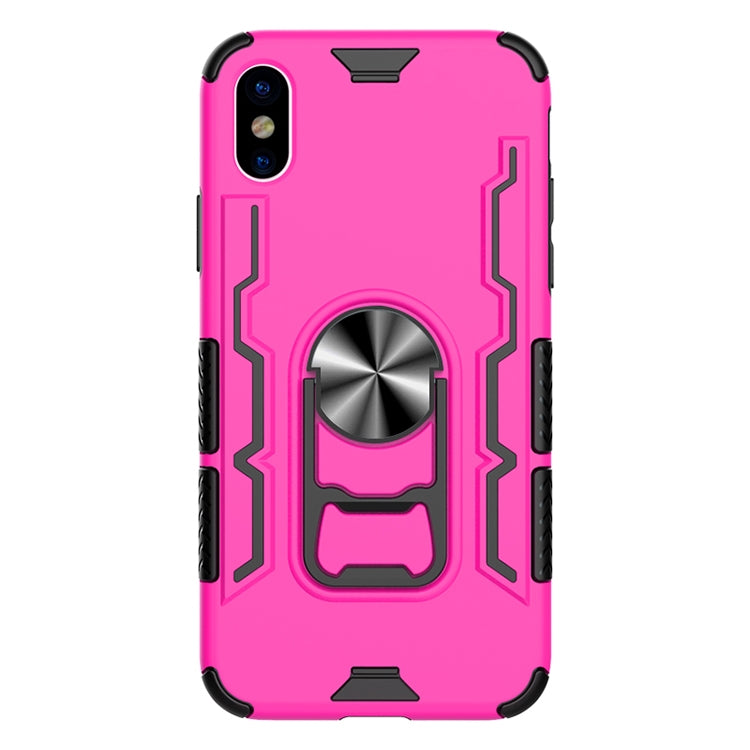 For iPhone X / XS Shockproof PC + TPU Protective Case with Beer Opener & Car Holder