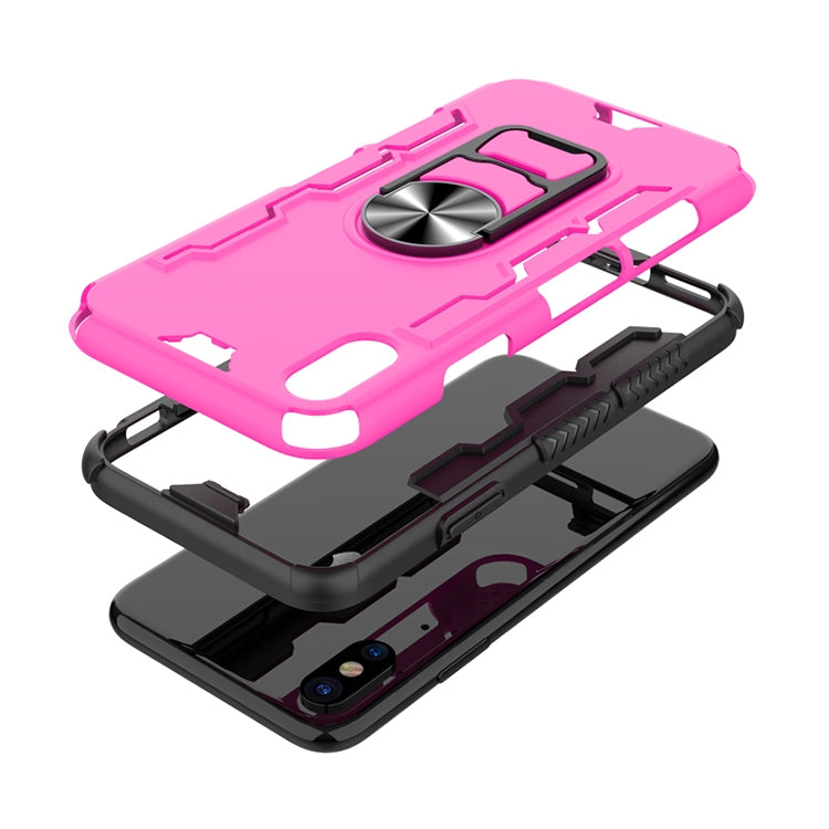 For iPhone X / XS Shockproof PC + TPU Protective Case with Beer Opener & Car Holder