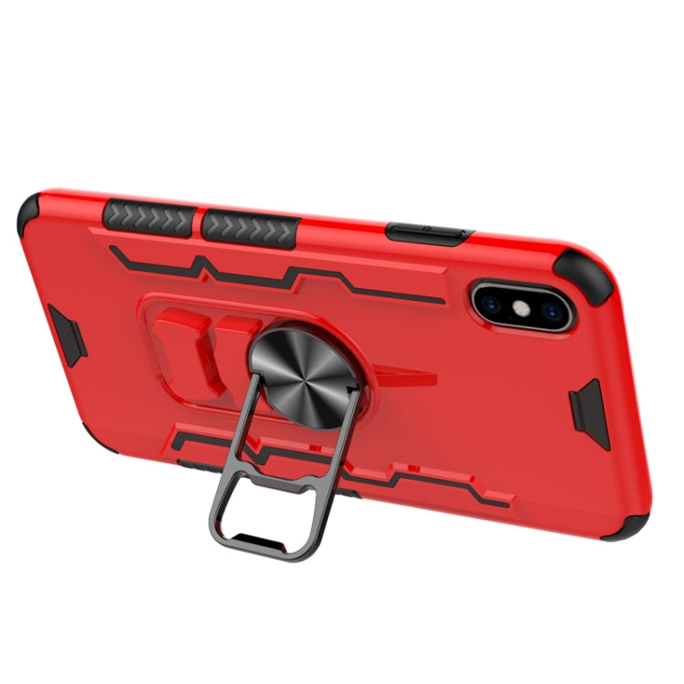 For iPhone XS Max Shockproof PC + TPU Protective Case with Beer Opener & Car Holder