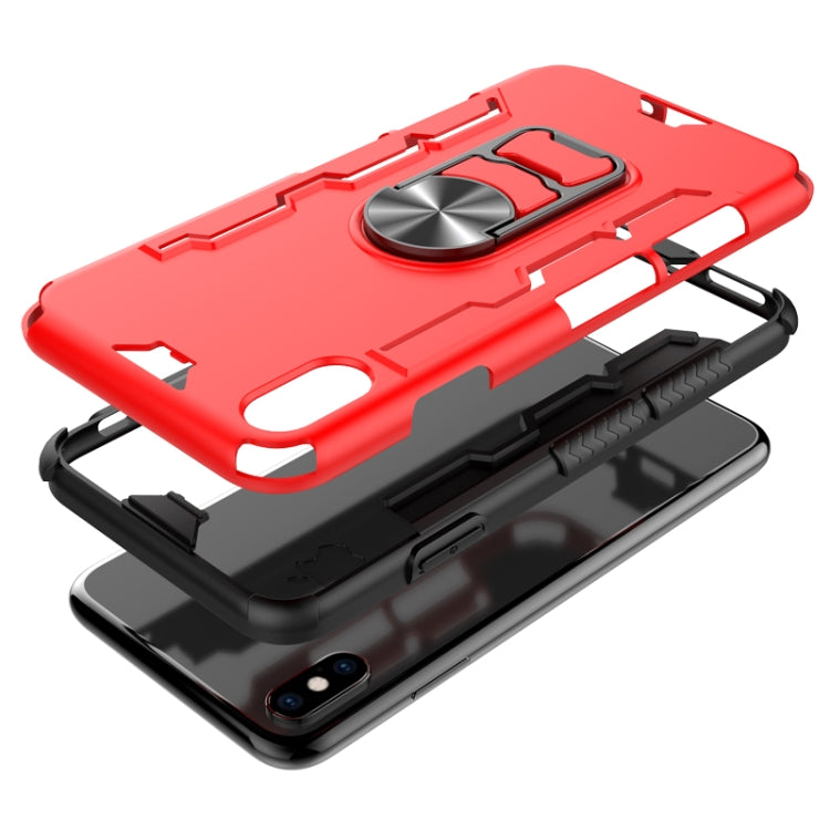 For iPhone XS Max Shockproof PC + TPU Protective Case with Beer Opener & Car Holder