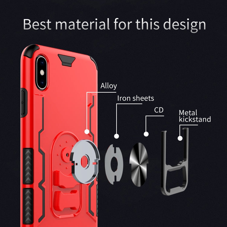 For iPhone XS Max Shockproof PC + TPU Protective Case with Beer Opener & Car Holder