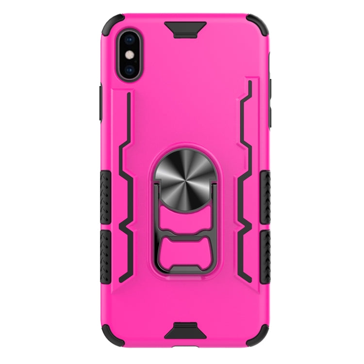 For iPhone XS Max Shockproof PC + TPU Protective Case with Beer Opener & Car Holder