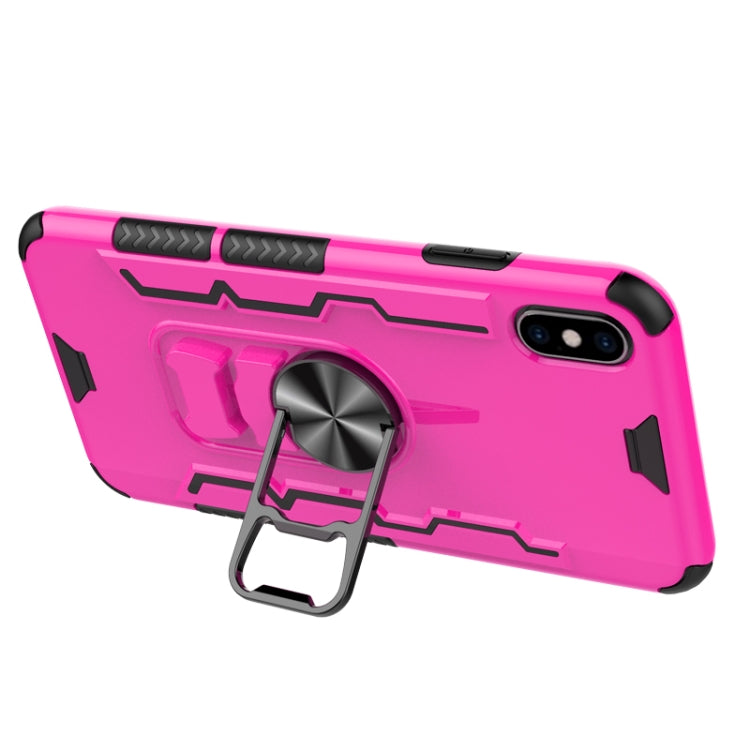 For iPhone XS Max Shockproof PC + TPU Protective Case with Beer Opener & Car Holder