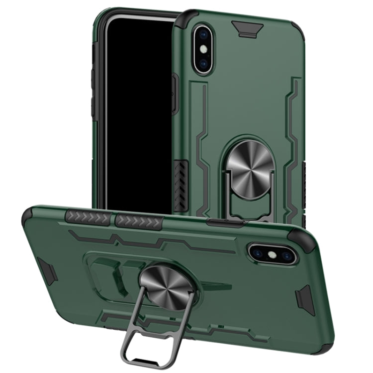 For iPhone XS Max Shockproof PC + TPU Protective Case with Beer Opener & Car Holder