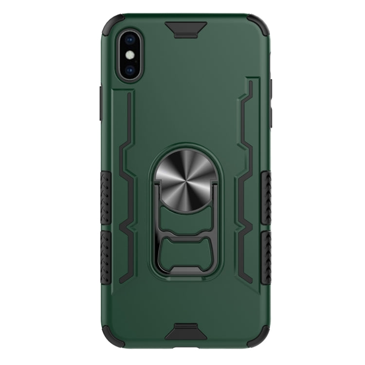 For iPhone XS Max Shockproof PC + TPU Protective Case with Beer Opener & Car Holder