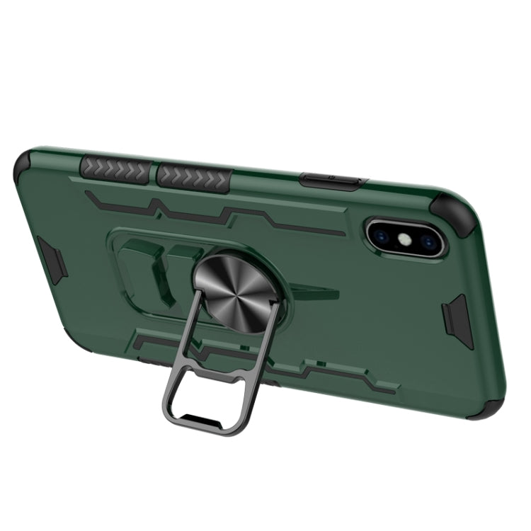 For iPhone XS Max Shockproof PC + TPU Protective Case with Beer Opener & Car Holder