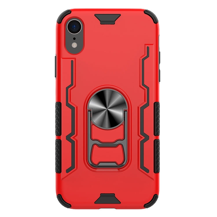 For iPhone XR Shockproof PC + TPU Protective Case with Beer Opener & Car Holder