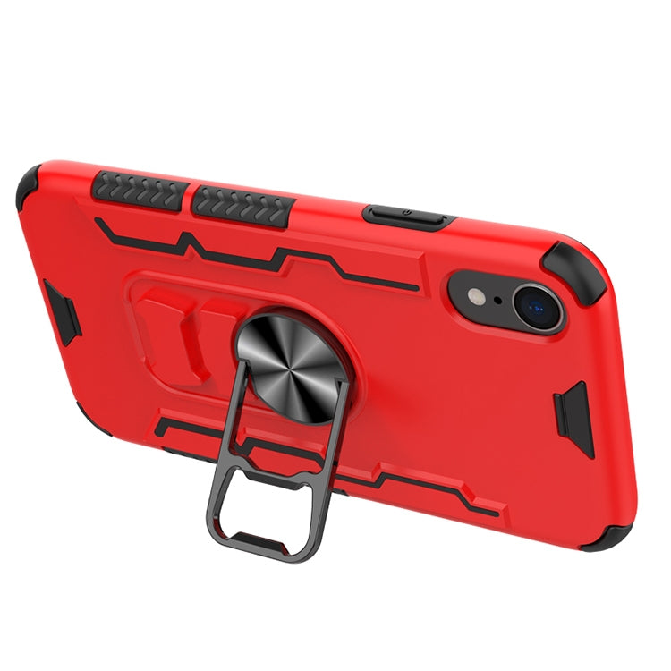For iPhone XR Shockproof PC + TPU Protective Case with Beer Opener & Car Holder