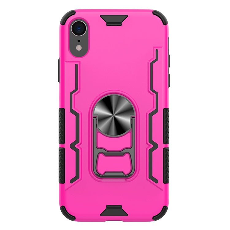 For iPhone XR Shockproof PC + TPU Protective Case with Beer Opener & Car Holder